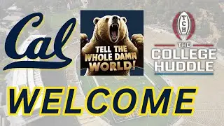 We Welcome Cal To The College Huddle