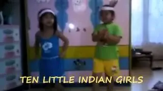 ECMD (English Course with Miss Desi) - TEN LITTLE INDIAN GIRLS (Angelica and Elsa Chen)