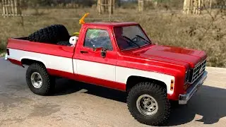 FMS K10 RC PICKUP TRUCK 1/18 SCALE #automobile #rcscaleoffroad #rccar #k10 #CHEVY VINTAGE