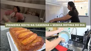 Como ela dormiu|troquei as roupas de cama| cuidando de mim| bolo de banana caramelizado| LAIS VELOSO