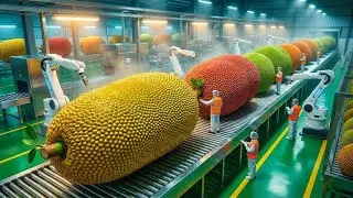 Inside a Modern Jackfruit Factory: From Whole Jackfruits to Ready to Eat Fruit Packs (Full Process)