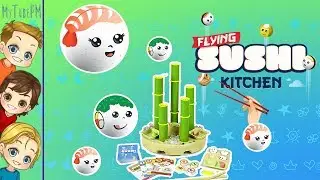 FLYING Sushi Kitchen Family Game| FuN BoaRD GaMeS For FamILY NiGHt!
