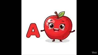 A for Apple/kids learning #kidslearning #abcd #abcsong 