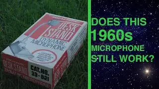 Testing a 1960s Desktop Microphone