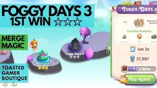 Merge Magic Foggy Days 3 &bull; 3 Stars On 1st Win ☆☆☆