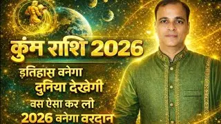 कुंभ राशि 2026 (दुख और संघर्ष खत्म अब इतिहास बनेगा ) शनि राहु का महा वरदान। Kumbh ! Dr tara mishra