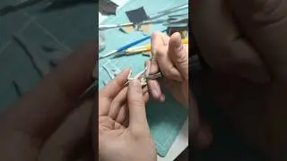 Silver Clay Pendant process! #silverclay #diy #silverart #craft #pendantdiy