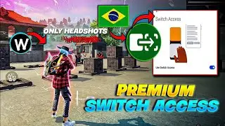 Switch Access & TalkBack Settings Free Fire || Brazil Settings 2025 ⚙️