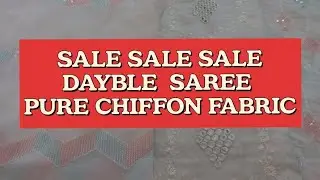 Pure chiffon  saree  collection  latest embroidery  work wholesale  se bhi kam brices  par