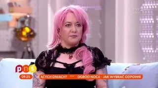 Anja Orthodox w  Pytaniu na śniadanie : czy p&oacute;źne macierzyństwo wydłuża życie matki?  9.08.2017