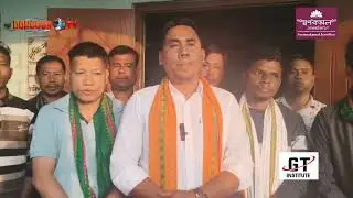 Duski community hall Nogo salsa ni Kokchap YTF Bodol ni West District President Jiten Debbarma