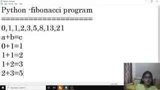 #6 Python - Fibonacci Series Program