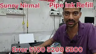 Canon G4010 G3010 Head Change Pipe ink Refill Error 5100 5200 5B00 reset Maintenance mode Service