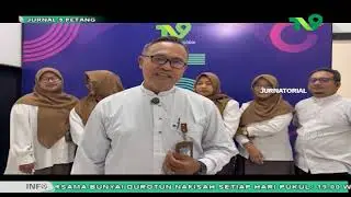PULUHAN SISWA SMK BUDI MULIA TANGERANG PERDALAM ILMU PENYIARAN DI TV9 NUSANTARA SURABAYA