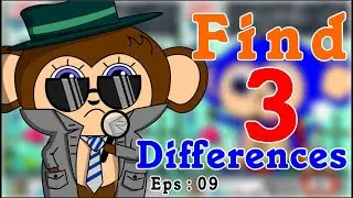 Find 3 Differences The Super Monkey