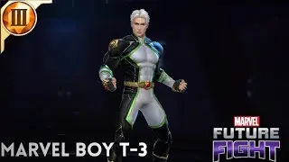 Marvel boy T-3 || marvel future fight gamplay .