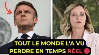 Macron ne SAVAIT PAS que le micro &eacute;tait ouvert... MELONI si.