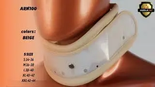 ARN100 PVC CERVICAL COLLAR-HEIGHT ADJUSTABLE