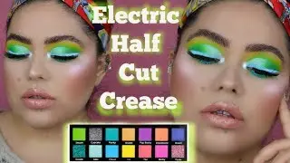 Neon Green Half Cut Crease Tutorial