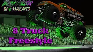 BeamNG.drive Monster Jam: Truck Killer Biohazard 8 Truck Freestyle Competition (CRD 2.0)
