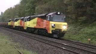 New Colas 70s work 6V46 Bescot to Westbury 1st May