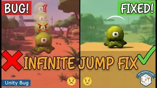 Fix Infinite Jump Bug in Unity Character Controller (Self-Collision FIX)