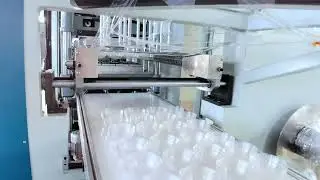 74mm Small Four Station Plastic Ball Lid Thermoforming Machine