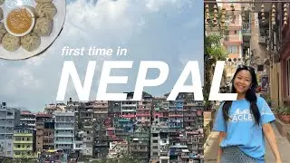 first time in NEPAL 🇳🇵// trying momo and school visit!