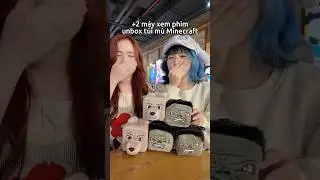 + 2 movie players and unboxing Minecraft blind bags ✨ #meosimmy #shorts #minecraft