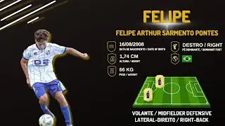 Felipe Pontes - Volante / Lateral-direito ● Melhores Momentos ● 2024