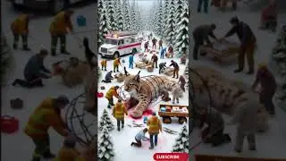 🔥 Unbelievable Rescue Mission! Tiny People Save a Trapped Lynx Cub! 🦊🚨