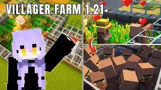 Minecraft Villager Breeding Farm 1.21+ (JAVA & BEDROCK) - Easy Efficient