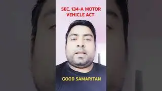 Section 134a motor vehicle act | Motor Vehicle Act-1988 | #viralshorts #tending #youtubeshorts #law