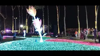 Charming Chiang Mai Flower Festival 2024 Light Show Fireworks, Chiang Mai, Thailand