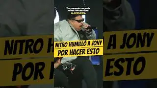 NITRO HUMILL&Oacute; a JONY B por hacer ESTO💀🔥 #jonybeltran #Nitro #fms #freestyle