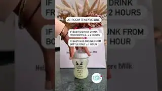 HOW LONG CAN I KEEP FORMULA MILK AFTER IT'S MIXED?