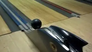 Vintage Bowling Alley Ball Return