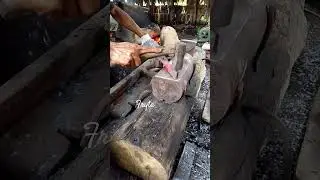 the process of making a tool for clamping iron 🔨 #viral #automobile #blacksmith #crafts