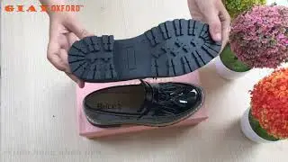 [GI&Agrave;Y OXFORD ĐẸP]Review gi&agrave;y Oxford nữ Vintage M0727- Đen(LH0963969226)