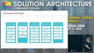 Customer feedback analysis - Architecture Community Gomel