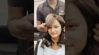 Ash blonde color with wellaplex Toner  #ashcolor #toner #wellahaircolor  #hairstyle #wellaindia