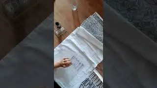 Silikonstempel auf Stoff - Anleitung