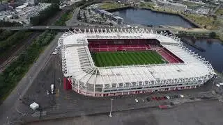 Middlesbrough FC The Riverside Stadium by Drone