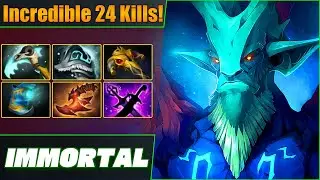 Immortal Leshrac Mid ⚡ Breathtaking 24 Kills! Dota 2 DotaPulse Full Gameplay