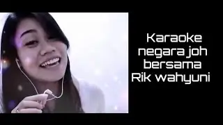 karaoke lagu bali negare joh no vocal cowok bersama Rik wahyuni