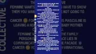 CANCER COLLECTIVE ♋🧿: BEHIND THE MOON
