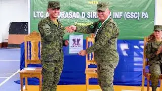 Turnover Ceremony ng Bravo Company, 1st Civil-Military Operation Battalion, Philippine Army