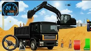 💀New Large City Road Construction Gameplay 🚧 - Android Gameplay