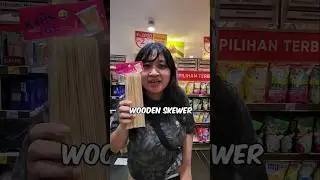 One Phrase Language Challenge - English, Javanese & Sundanese - Wooden Skewer
