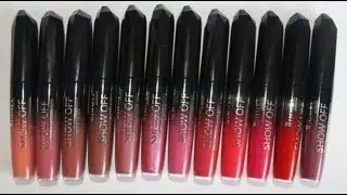 RIMMEL SHOW OFF LIP LACQUER LIPPIE REVIEW
